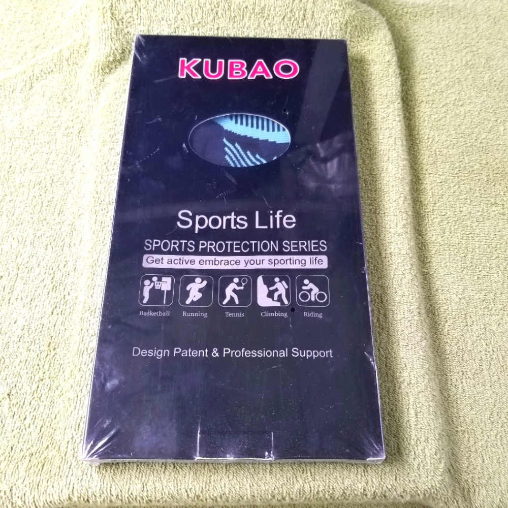Kubao Sports Life Sports Protection Series Light Blue Knee Compression Sleeve M